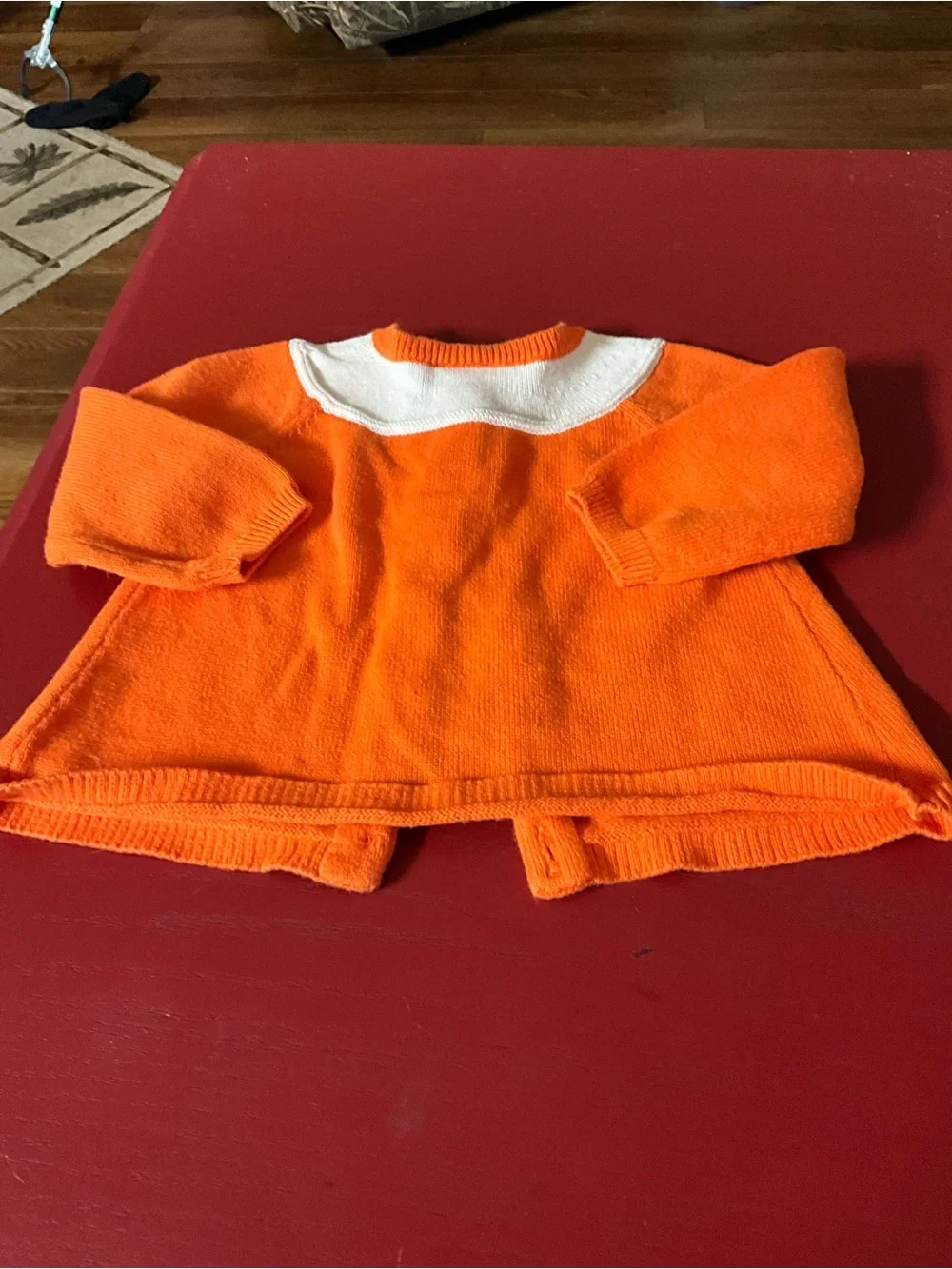 Gymboree 6/12 month pumpkin sweater